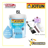 15L Jotun Jotashield Ultra Clean Exterior Wall Paint / Cat Luar / Cat Rumah