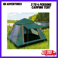 HDADVENTURES Camping Tent Automatic 4-6 Person Tent For Camping Waterproof Tent