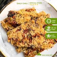 Granola Mix Cotton Seaweed Brown Rice Bar, Diet Cereal, Gym, Yoga, Eat Clean, Muscle Gain Weight Loss 250gr DailyChill