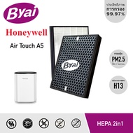 แผ่นกรองอากาศ สำหรับ เครื่องฟอกอากาศ Honeywell รุ่น Air Touch A5 ใช้แทนไส้กรองรุ่น HCMF25M0012 ของเค