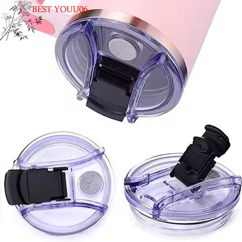Hot 40/30 Oz Sealing Bottle Cover Splash Spill Proof Plain Plastic Lids For Ozark Trail Rtic Tumbler