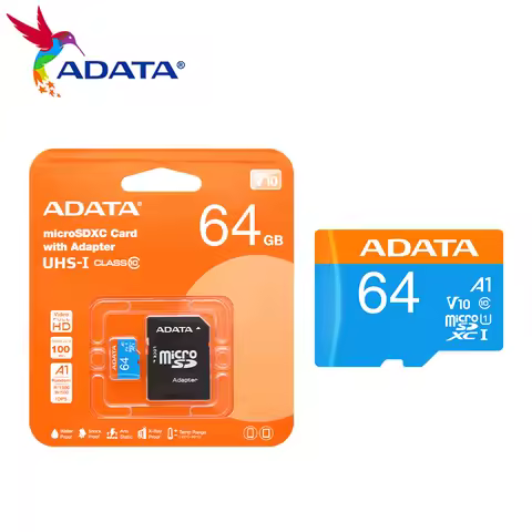 ADATA A1 V10 Memory Card 32GB 64GB 128GB 256GB Micro SD Card Up to 100Mb/s microSD Flash TF Cards fo