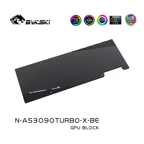 Bykski N-AS3090TURBO-X Water Block Use for ASUS GeForce RTX 3080Ti 3090 TURBO Video /GPU Card /Coppe