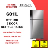 Hitachi Inverter 2 Door Fridge Refrigerator (601L) R-V710P7M-1 Peti Sejuk 电冰箱