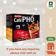 [Halal] MacCoffee Cafe Street Ice Milk Coffee 10 pack x 24g - Ca Phe Pho Sua Da Hộp 10 gói x 24g