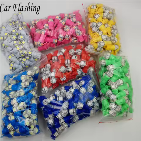 wholesale 30PCS Led Car 12v Lampada Light T10 5050 Super light 194 168 w5w T10 Led Parking Bulb Auto