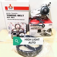Proton Wira,Putra,Satria GTI 1.8cc DOCH Engine 4G93 4G93T Timing Belt Kit Set(156YU29)(100K)+GMB Wat