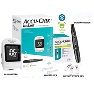Accuchek Instant Glucometer complete set Meter + Pen+ needle+ strip exp 30 June 2027