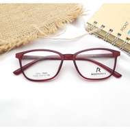 Frame Kacamata Lentur 72083 + Lensa Photocromic Anti Radiasi Bluecromic Bluray Free Minus Plus Silin