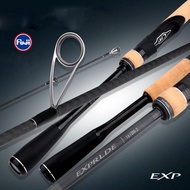 【TRAINFIS】EXP FUJI Fishing Rod 2.08m Full Solid Carbon Spinning Rod M/ML Action 8-16LB/4-8LB Baitcas