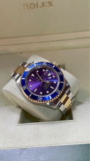 ✅🟪🟪罕有紫色面🟪🟪✅勞力士vintage Rolex 16613 Purple dial✅高質數紫面✅任何角度都見到🟪🟪✅X頭✅狀態良好，原裝對期✅ 實體交收🏠