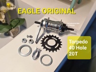 (( EAGLE TORPEDO 40H )) Bos Belakang Torpedo Merk Eagle Lubang 40h Hole 40 H Coaster Cocok Sepeda On