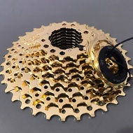 Sprocket Sprocket Sprocket Cassette 10 Speed 11-36T Gold Sunshine