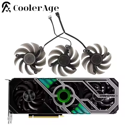 Fan Video Card 82MM TH8015S2H-PC001 FD8015U12D For Palit GeForce RTX 3060 Ti 3070 3070Ti 3080 3080Ti