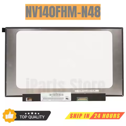 iParts Replacement New Display NV140FHM-N48 1920X1080 IPS 30Pins EDP Matrix LCD Screen Panel OEM Gra