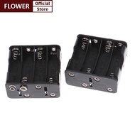 FOF 8*AA 12V Battery Clip Slot Storage Holder Box Case With 9V Snap Connector FOO