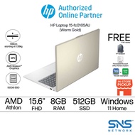 HP Komputer Riba Laptop 15-fc0105AU/15-fc0420AU(Gold)/15-fc0106AU/15-fc0421AU(Silver) 15.6'' FHD (AM