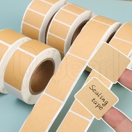 800Pcs Blank Kraft Paper Stickers - Self-Adhesive Gift Labels - For Home Office Marking - Handmade S