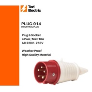 Industrial Plug 014 4P-16A 4 Pin 16A Plug-014 Plug-Socket