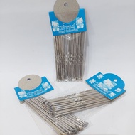 AlQolam SATU PACK ( 20 PCS ) Urek Pembersih Telinga Monel Korek Kuping Logam Besi Stainless