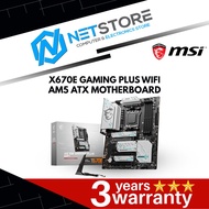 MSI X670E GAMING PLUS WIFI AM5 ATX MOTHERBOARD