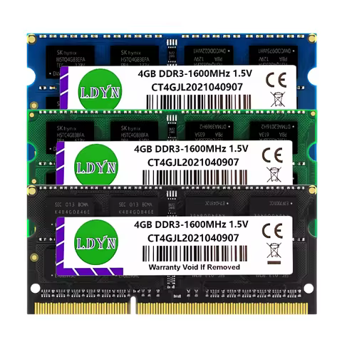 4GB 8GB DDR3 DDR3L SODIMM RAM 1066MHz 1333MHz 1600MHz PC3 PC3L-8500 10600 12800 204Pin Laptop Memory
