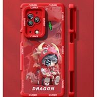 Black Shark 5 Phone Case New Style Black Shark 5pro Phone Case Cooling Xiaomi Black Shark 5rs All-Inclusive Shock-resistant Black Shark Game Five pro Ultra-Thin New Year Style Protective Case Shell Year of the Dragon Red Cold Dragon por