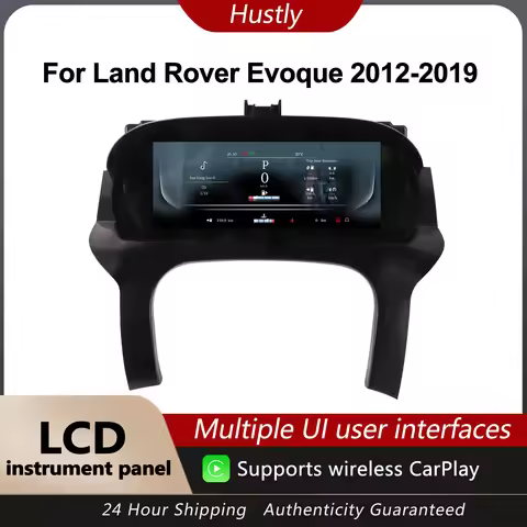 Cluster Digital Dashboard For Land Rover Evoque 2012-2019 LCD Dashboard Speedometer iOS CarPlay