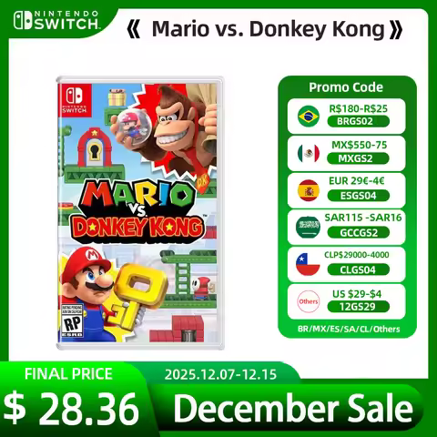 Mario vs. Donkey Kong Nintendo Switch Game Deals 100% Official Physical Game Card Support 1-2 Player