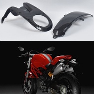 โครงตัวเรือนรถจักรยานยนต์ N97p9t สำหรับ Ducati Monster 696 795 796 1100แผงถังน้ำมันคาร์บอนไฟเบอร์