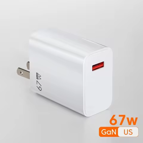 67W USB Type C Cable EU US UK Plug USB Wall Phone ChargerFor iPhone Samsung Xiaomi Redmi Note Turbo 