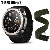 For Amazfit T-REX Ultra 2 Smart watch Strap Nylon Loop Soft Sports Band Wristband