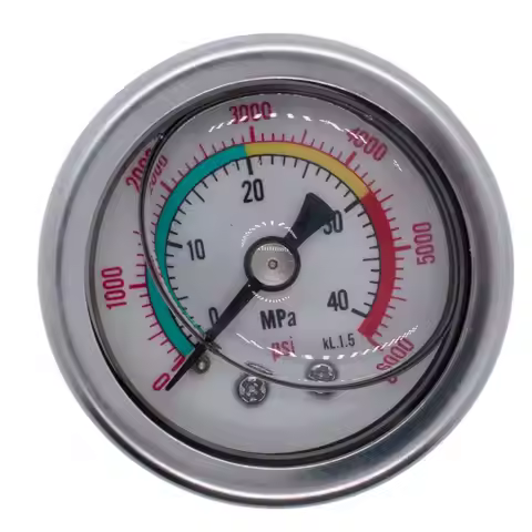 4500PSI 300Bar 30Mpa High Pressure Pump Spare Parts Air Compressor Accessories Pressure Gauge 1 piec
