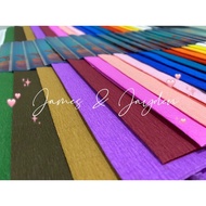 Gold Leaf Crepe paper / Kertas Tissue / Kertas Bunga / Kertas Crepe / Craft Paper