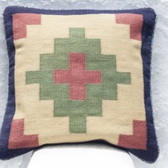 地毯抱枕套/棉麻抱枕套/Boho抱枕套/kilim圖騰地毯抱枕套-土耳其