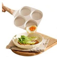 1 Piece Frying Pan, Household Four Hole Frying Pan, Egg Burger Pan, Gas Stove, Induction Cooker Suit