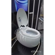 ‍🚢Egg-Shaped Automatic Smart Toilet  One-Touch Experience Smart Toilet No Pressure Limit Automatic Toilet