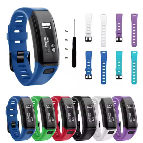 Silicone Wristband For Garmin Vivosmart HR Samrtwatch Replacement Sport Band For Garmin VivoSmart HR