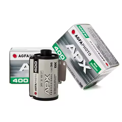 1-10 Rolls AGFA APX 400 135mm Black and White Professional ISO 400 Film 36 Exposure Per Roll (Expira