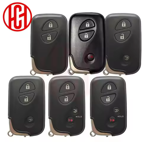 Replacement Keyless Car Key Shell 2/3/4 Buttons Smart Remote Key Fob Case For Lexus GS430 ES350 GS35