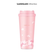 Bình giữ nhiệt Lock&Lock Energetic one-touch tumbler 550ml-400ml LHC3249 (phiên bản Peach Blossom) -