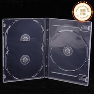 長方形3/4片CD DVD光碟盒 碟盒 透明有膜可插頁CD DVD光碟盒