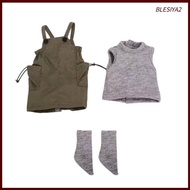 [Blesiya2] 1/6 BJD Doll Dress Sleeveless Blythe Dress Vintage-Inspired BJD Doll Outfit