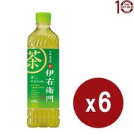 三得利 - Suntory三得利*[日本綠茶]-伊右衛門綠茶(樽裝) - 6樽 x 600亳升 (新舊包裝隨機發送)