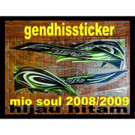 HIJAU Mio Soul Green Black Striping 2008/2009