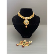 Grand Kundan Necklace Set for Women | Ethnic Indian Jewellery | Bridal Imitation Choker Set RM65