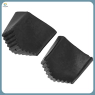 2 Pcs Carpet Accessories Ladder Feet Protector Cushion Pads 4.20X4.00X2.30CM Black cxcuxhui