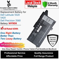 DELL Laptop Battery WY9DX 42Wh for Dell Latitude 5520 5420 Dell Precision 3560