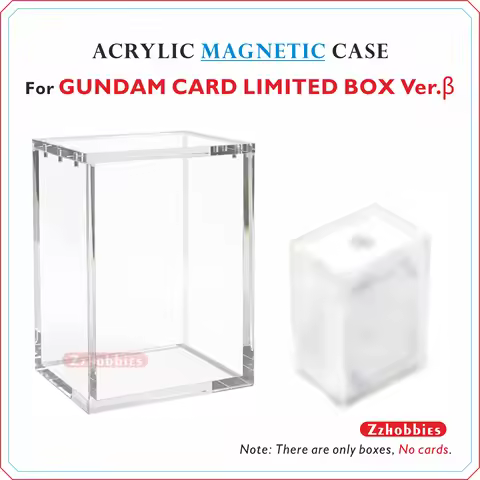 Acrylic Magnetic Display Case For GUNDAM CARD GAME LIMITED BOX Ver.β, Gundam TCG Limited Box Version