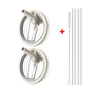 1-2pcs 30oz Leakproof with Flip Straw Lid for Stanley Cup Accessories Replacement for Stanley Quench